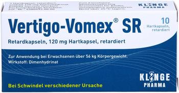 Vertigo-Vomex SR 120mg Retardkapseln (10 Stk.)