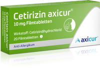 Cetirizin axicur 10mg Allergietabletten 20 St