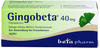 PZN-DE 12461597, Gingobeta 40 mg Filmtabletten Inhalt: 30 St