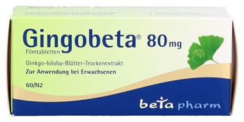 Gingobeta 80mg Filmtabletten (60 Stk.)