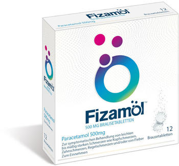 Fizamol 500mg Brausetabletten (12 Stk.) Fizamol 500mg Brausetabletten (12 Stk.)