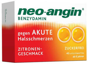 Neo-angin Benzydamin akute Halsschmerzen Zitrone zf (40 Stk.)