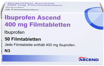 Ibuprofen Ascend 400mg Filmtabletten (50 Stk.)
