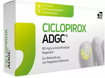 Ciclopirox ADGC 80mg/g wirkstoffhaltiger Nagellack (6,6 ml) Ciclopirox ADGC 80mg/g wirkstoffhaltiger Nagellack (6,6 ml)