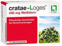 PZN-DE 17945549, Dr. Loges + Cratae-loges 450 Mg Wei&szlig;dorn Filmtabletten 200 stk