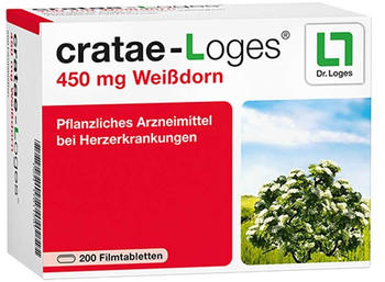 cratae-Loges 450mg Weißdorn Filmtabletten (200 Stk.)
