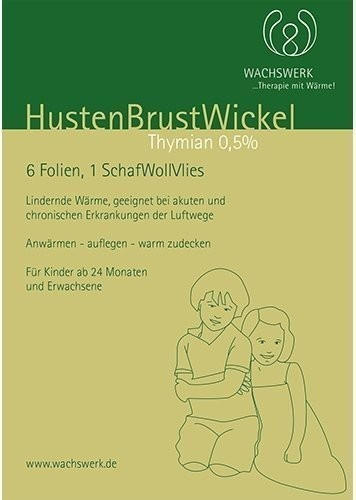 Husten-Brust-Wickel Thymian Wachswerk (6 Stk.)