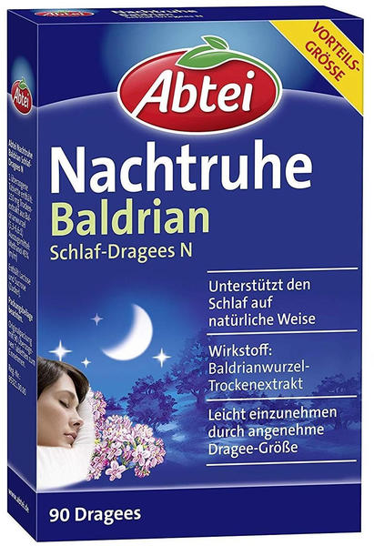 Nachtruhe Baldrian Schlaf-Dragees N (90 Stk.)