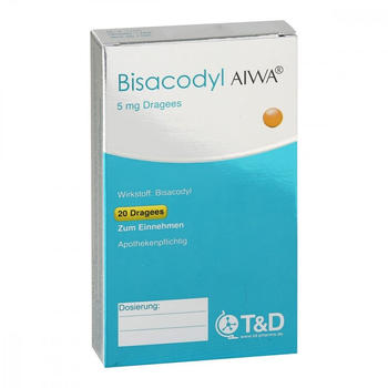 Bisacodyl Aiwa 5 mg magensaftresistente Tabletten (20 Stk.)