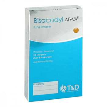 Bisacodyl Aiwa 5 mg magensaftresistente Tabletten (40 Stk.)