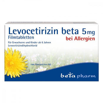 Levocetirizin Beta 5mg (100 Stk.)