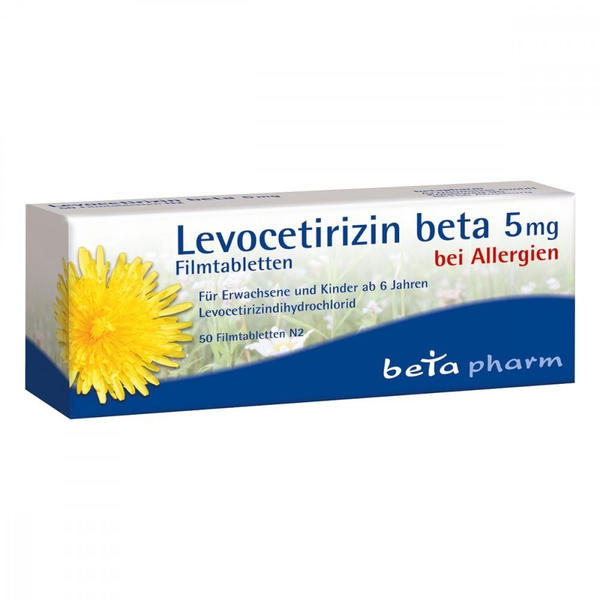 Levocetirizin Beta 5mg (50 Stk.)