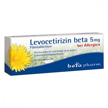 Levocetirizin Beta 5mg (20 Stk.)