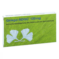 PZN-DE 13820383, Zentiva Pharma Ginkgo ADGC 120 mg Filmtabletten, 20 St, Grundpreis: