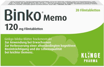Binko Memo 120mg Filmtabletten (20 Stk.)