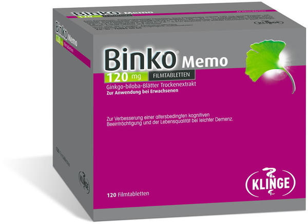 Binko Memo 120mg Filmtabletten (120Stk.)