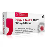 PZN-DE 17502473, Zentiva Pharma Paracetamol ADGC 500 Mg Tabletten 10 stk