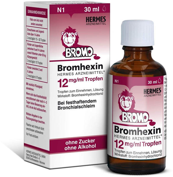 Bromhexin 12mg/ml Tropfen (30ml)