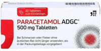 Paracetamol ADGC 500 mg Tabletten 20 St