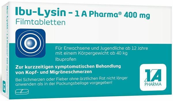 Ibu-Lysin 400mg Filmtabletten (50 Stk.)