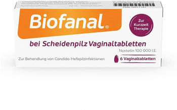 Biofanal 100 000 I.E. Vaginaltabletten (6 Stk.)
