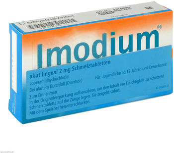 Imodium Akut Lingual Schmelztabletten (12 Stk.)