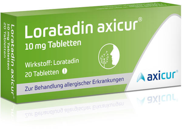 Loratadin axicur 10 mg Tabletten (20 Stk.)