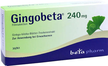 Gingobeta 240mg Filmtabletten (30 Stk.)