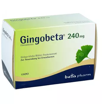 Gingobeta 240mg Filmtabletten (120 Stk.)