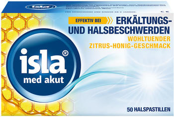 Isla med akut Zitrus-Honig Pastillen (50 Stk.)