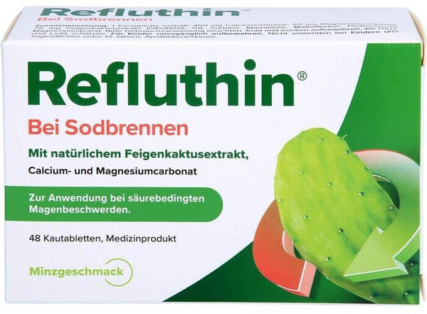 Refluthin Bei Sodbrennen Kautabletten Minze (48 Stk.)