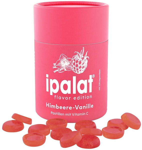 Ipalat Flavour Edition Pastillen Himbeer-Vanille (40 Stk.)