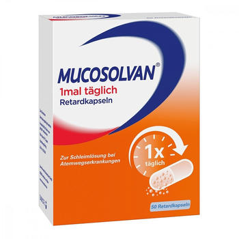 Mucosolvan 1mal täglich Retardkapseln (50 Stk.) Mucosolvan 1mal täglich Retardkapseln (50 Stk.)