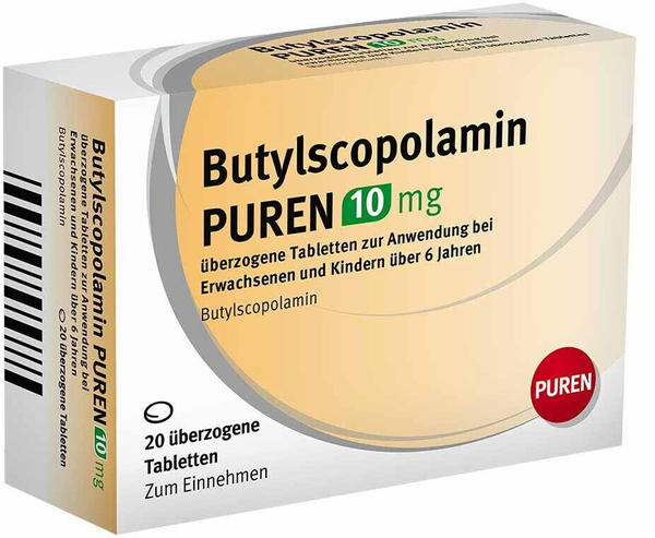 Butylscopolamin PUREN 10mg Tabletten (20 Stk.)