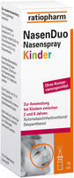 NasenDuo Nasenspray Kinder ratiopharm 10 ml