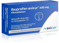 Ibuprofen Axicur 400 mg akut Filmtablett 10 St