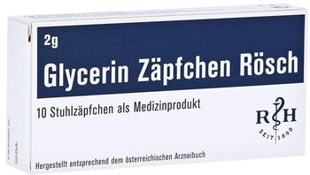Glycerin Zäpfchen Rösch 2g (10 Stk.)