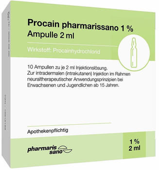 Procain pharmarissano 1% Injektionslösung Ampullen (10x2ml)