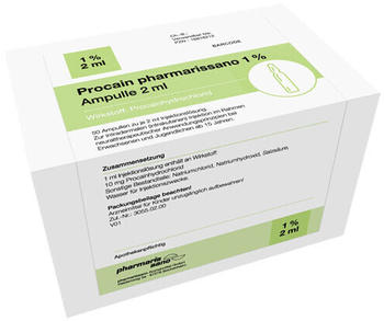 Procain pharmarissano 1% Injektionslösung Ampullen (50x2ml)