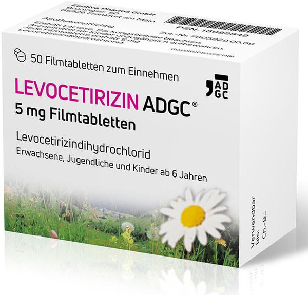 Levocetirizin ADGC 5 mg Filmtabletten (50 Stk.)
