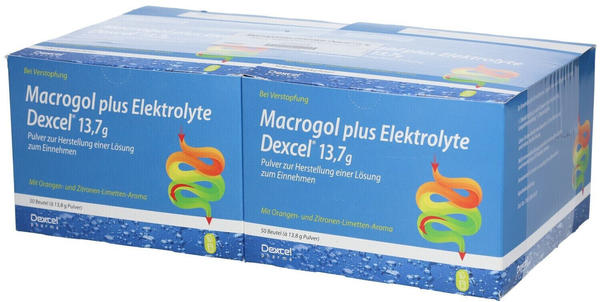Macrogol plus Elektrolyte Dexcel 13,7 g (100 Stk.)