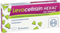 PZN-DE 14238225, Levocetirizin HEXAL 6 St Filmtabletten, Grundpreis: &euro;...