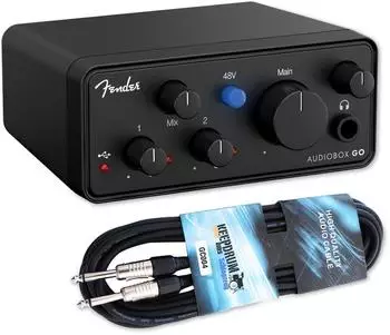 Fender AudioBox Go 2-Kanal USB-C Audio-Interface (f-abgo-gc3m)
