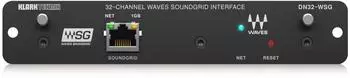 Klark Teknik DN32-WSG Waves SoundGrid Erweiterungskarte, 32-Kanal AoIP (DN32-WSG)