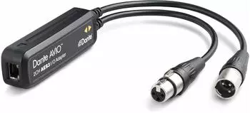 Dante AVIO AES3 IO Adapter 2x2 Kanal (ADP-AES3-AU-2X2)