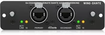 Behringer WING-DANTE Erweiterungskarte 64x64-Kanal Audinate Dante AoIP