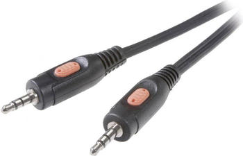 SpeaKa Professional Klinke Anschlusskabel Klinkenstecker 3.5 mm Klinkenstecker 3.5 mm 5 m (5 m, 3.5mm Klinke (AUX)), Audio Kabel