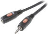 SpeaKa Professional 3.5 mm Klinkenverlängerung 10 m (10 m, 3.5mm Klinke (AUX)), Audio Kabel