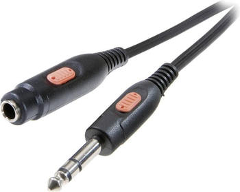SpeaKa Professional Klinken-Verlängerungskabel 6.3 mm, 5 m (5 m, 6.3mm Klinke (Jack)), Audio Kabel