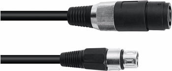 Omnitronic Adapterkabel Speaker(F)/XLR(F) 1m sw (1 m), Audio Kabel